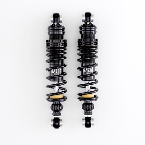 K-Tech Suspension Razor III Rear Shocks Harley Davidson FLH + Touring Models