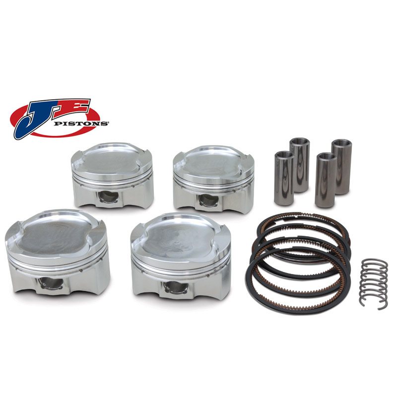 JE Piston Kit Kawasaki ZRX 1200 2001 2005 81mm Bore +2mm 12.5:1 1224cc Forged Aluminum